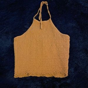 Garage Orange Halter Top
